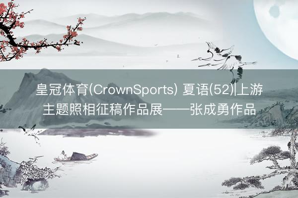 皇冠体育(CrownSports) 夏语(52)|上游主题照相征稿作品展——张成勇作品