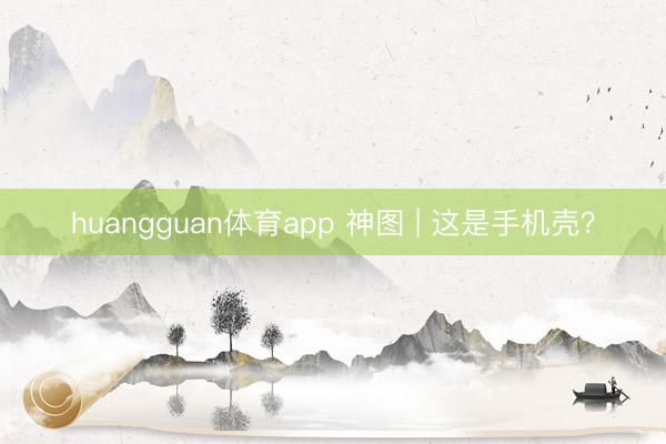 huangguan体育app 神图 | 这是手机壳？